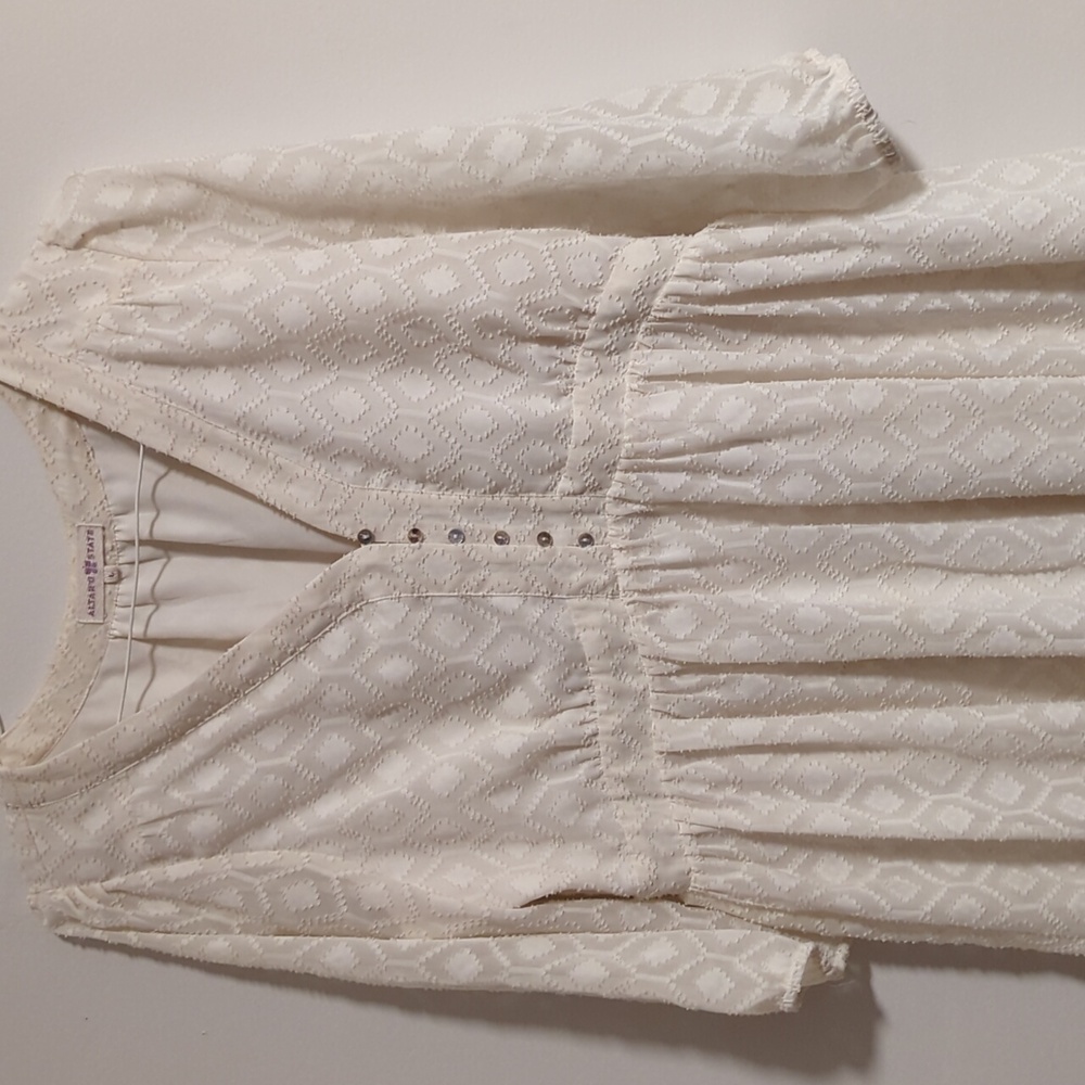 Ivory mini dress